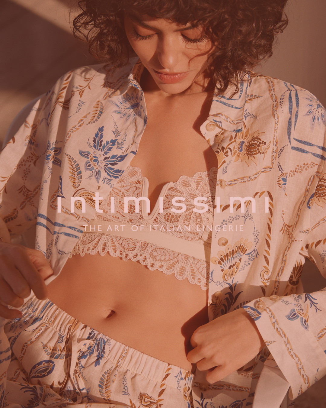 intimissimi woman pyjama and lace